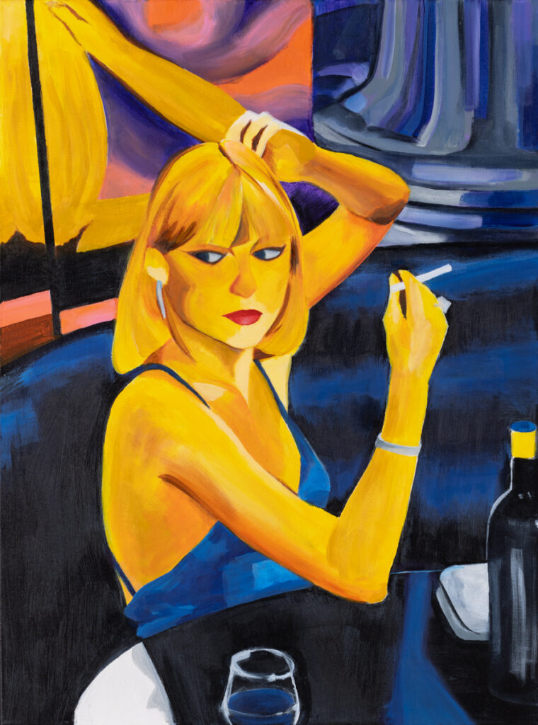 Marlena Kaczerska Scarface, 2022 obraz kadr z filmu kobieta portret papieros obraz sztuka młoda