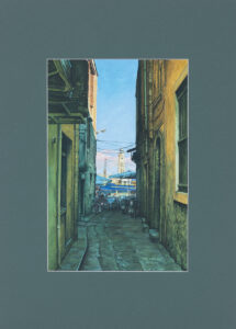 Andrzej Sadowski Kreta – Rethimnon – Widok na port i latarnię morską, 1998-1999 budynki ulica morze ocean podróże architektura europejska