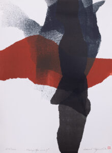 Leonard Pędziałek Funky for Less, 2020 abstrakcja styl nowojorski czarny czerwony abstrakcja industrial