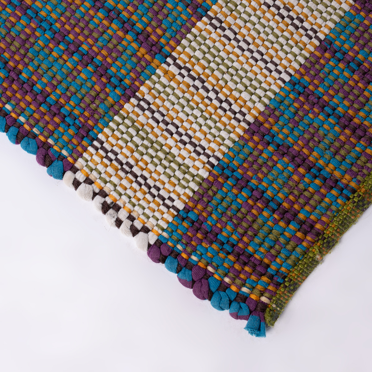 Bieżnik, 2. poł. XX w. – retro dywan z tkaniny