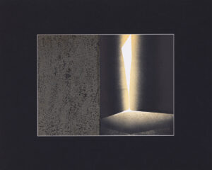 Ewa Zawadzka, Black count, 2001 - grafika, abstrakcja, architektura, druk